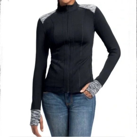 CABI Reversible Fitted Zip Front Stretch Sport Jacket~Size 6 - Picture 1 of 9